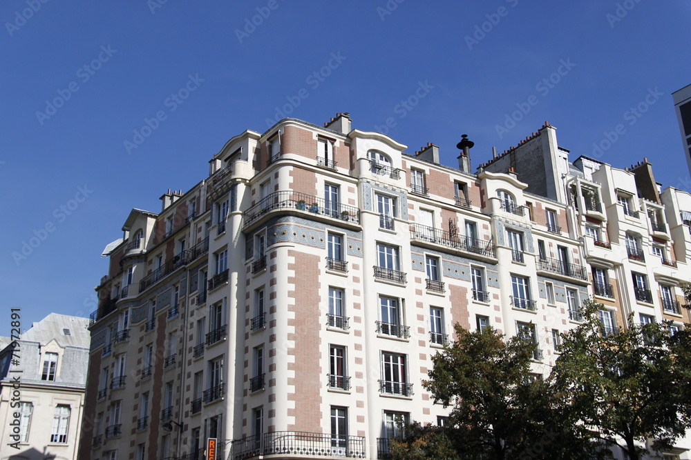 Fototapeta premium Immeuble ancien à Paris