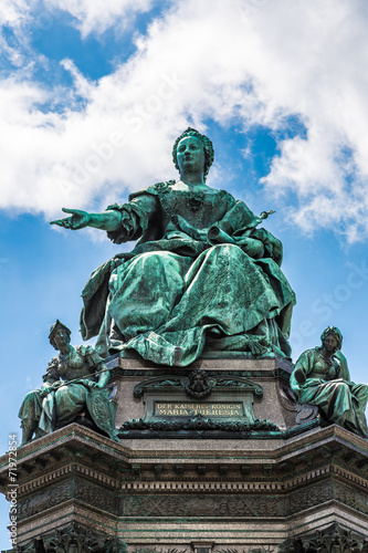 Monument of the famous monarch Maria Theresia of Habsburg(Vienna