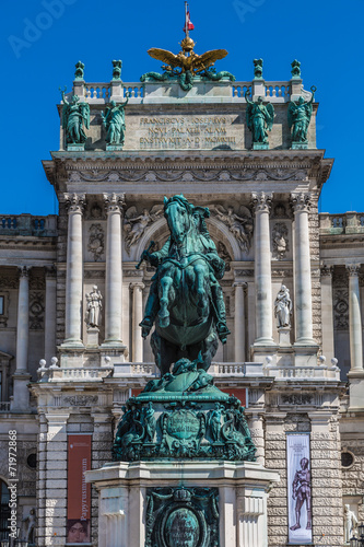 Vienna Hofburg Imperial Palace at day, - Austria