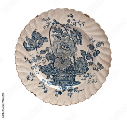 vintage porcelain plate