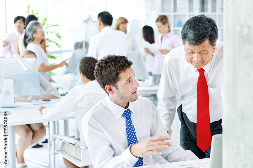 Business Team in a Meeting Business Team in a Meeting