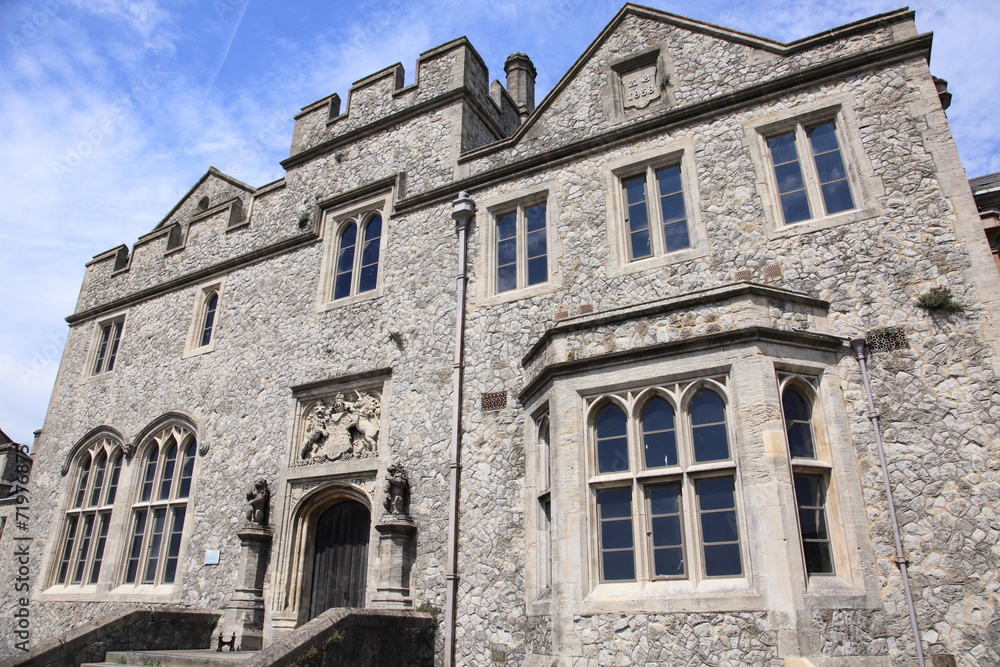 traditional English architecture of Dover, England