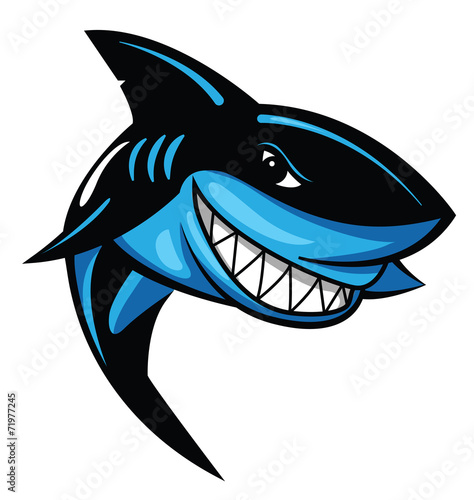 Obraz na plátně Shark Vector Illustration