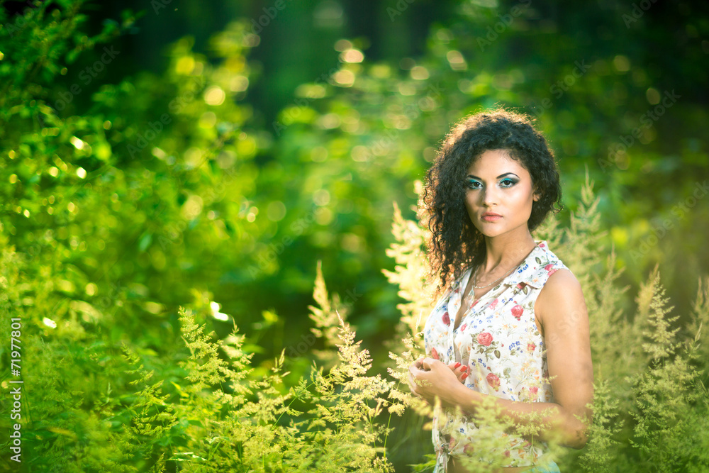 portrait of a beautiful blonde outdoors in the park portrait of a beautiful blonde outdoors in the park