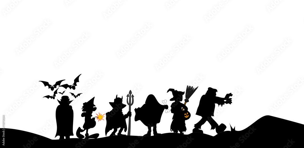 Fototapeta premium halloween walk