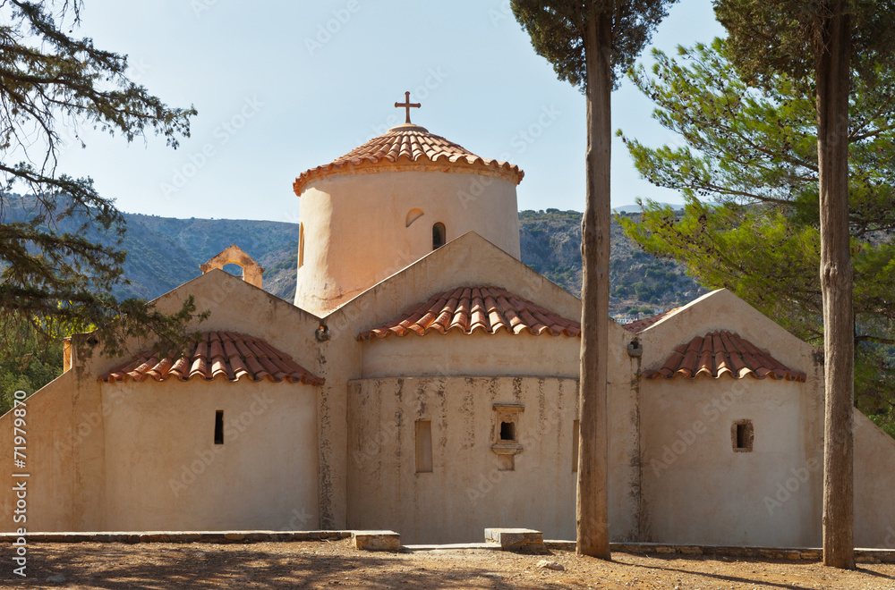 Church of Panagia Kera 13 century near Kritsa, Crete, Greece