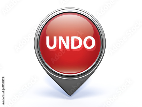 Free Download undo pointer icon on white background - GFXLoad