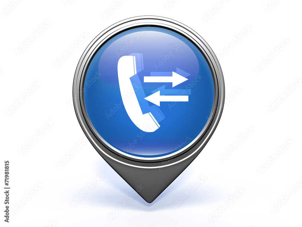 calls pointer icon on white background calls pointer icon on white background