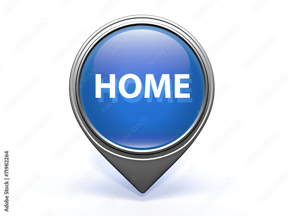 home pointer icon on white background home pointer icon on white background