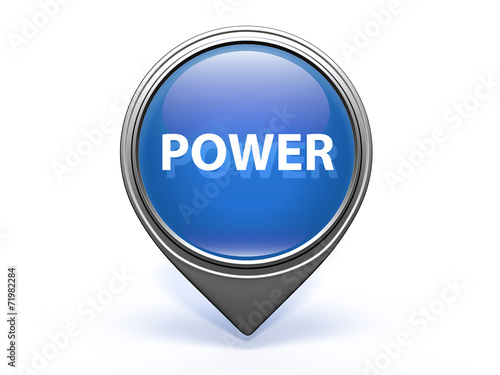 Free Download power pointer icon on white background - GFXLoad