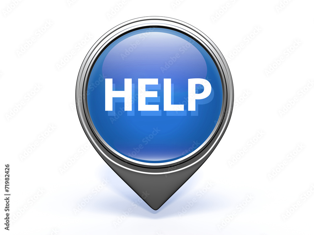 help pointer icon on white background help pointer icon on white background