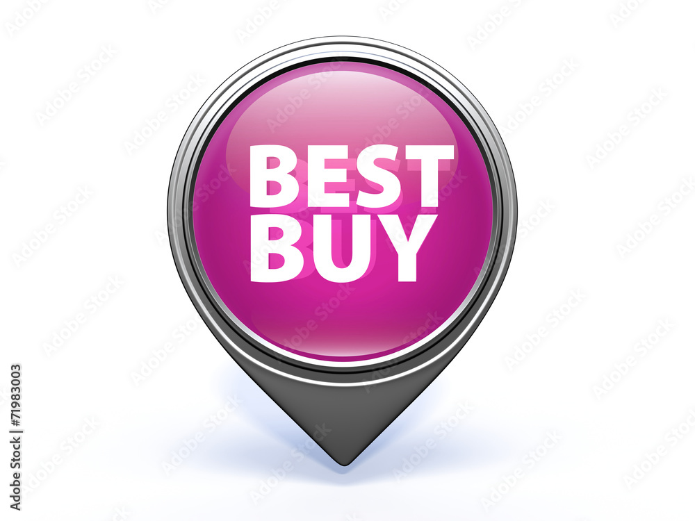Best buy circular icon on white background Best buy circular icon on white background