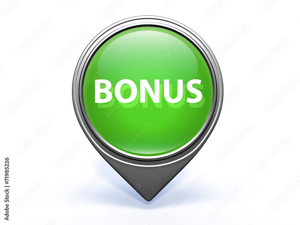 bonus pointer icon on white background bonus pointer icon on white background