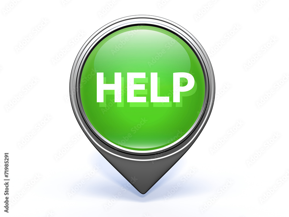 help pointer icon on white background help pointer icon on white background