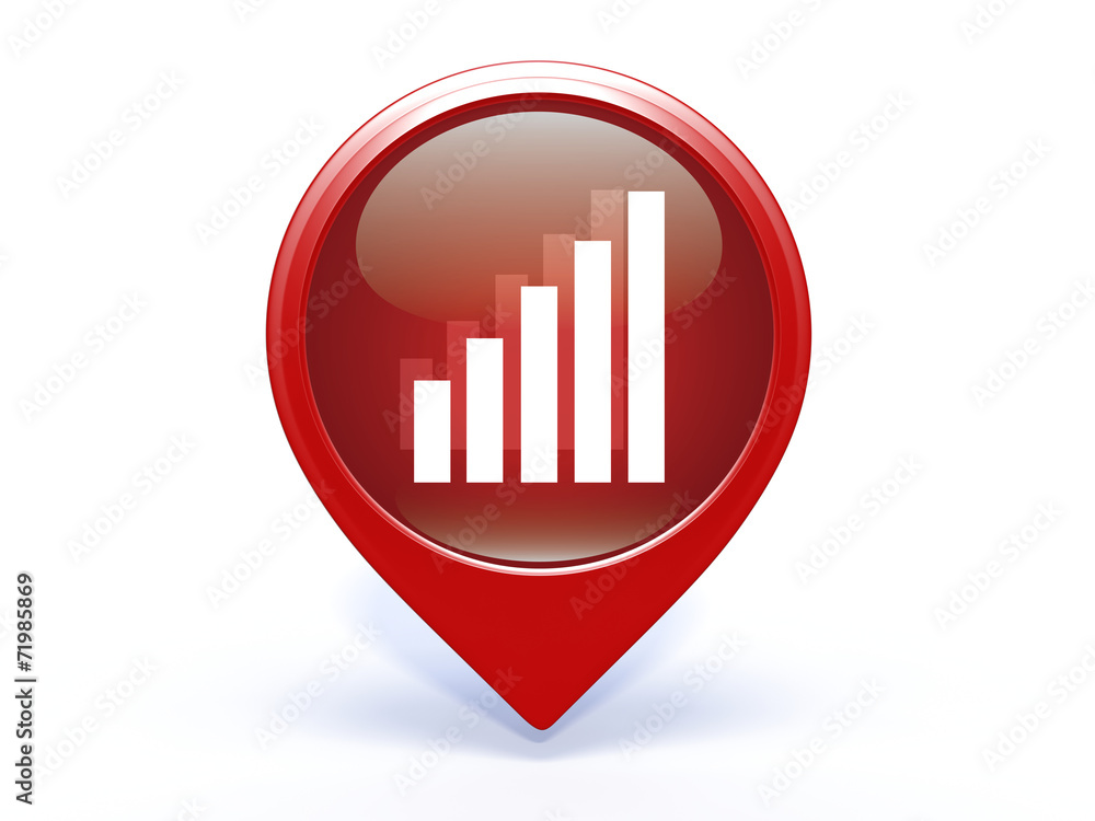signal pointer icon on white background signal pointer icon on white background