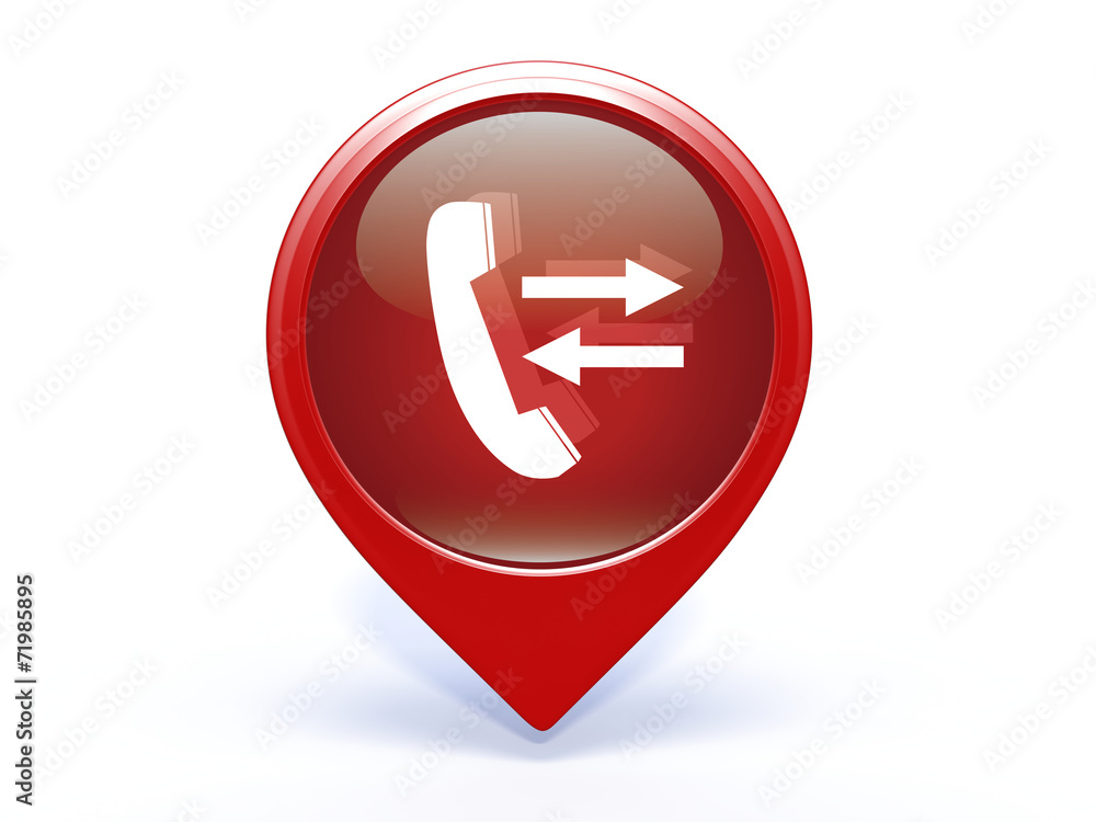 calls pointer icon on white background calls pointer icon on white background