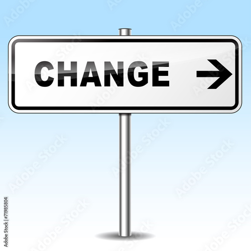 change sign