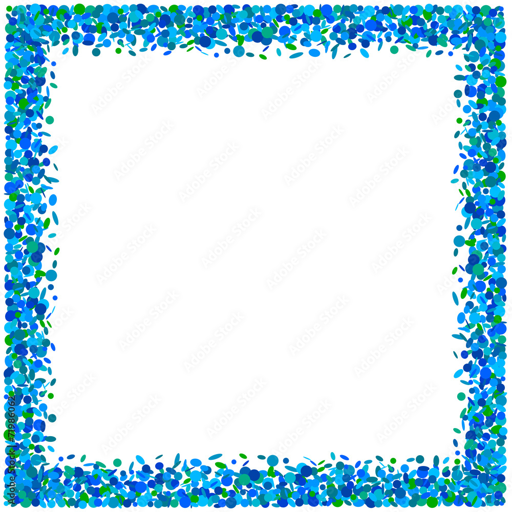 Confetti frame Confetti frame
