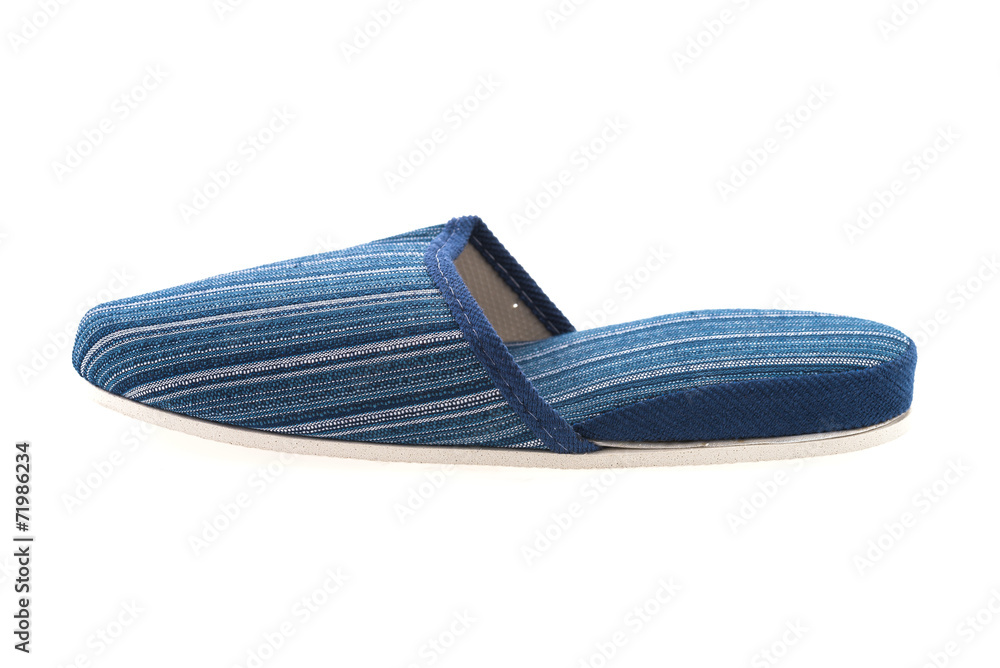 Slipper isolated on white background Slipper isolated on white background