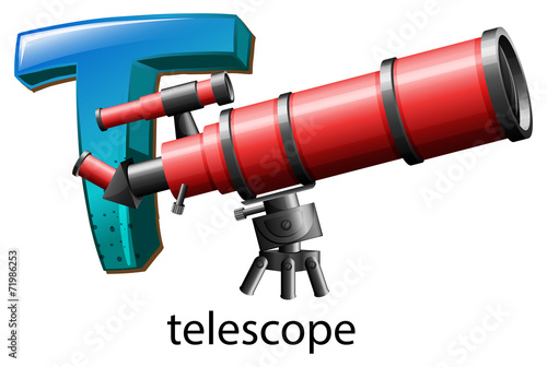 A letter T for telescope