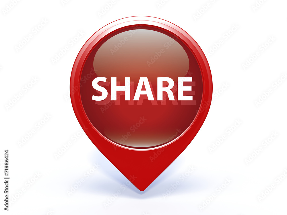 share pointer icon on white background share pointer icon on white background