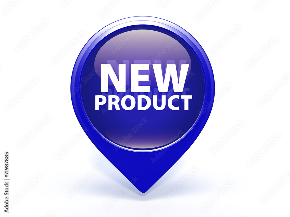 new product pointer icon on white background new product pointer icon on white background