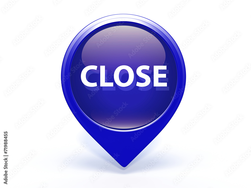 close pointer icon on white background close pointer icon on white background