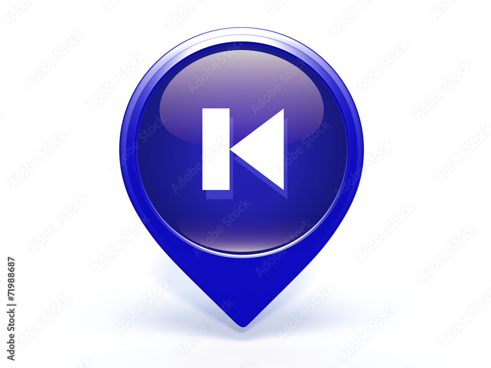 prev pointer icon on white background prev pointer icon on white background