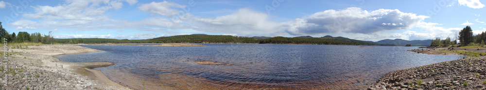 Holjessjon in Varmland, Sweden, near the Norwegian border Holjessjon in Varmland, Sweden, near the Norwegian border