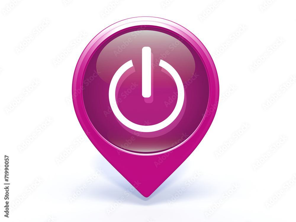 power pointer icon on white background power pointer icon on white background