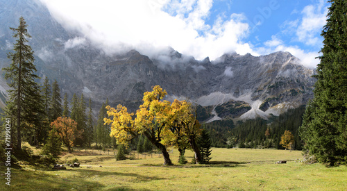 Panorama Kleiner Ahornboden im Karwendel