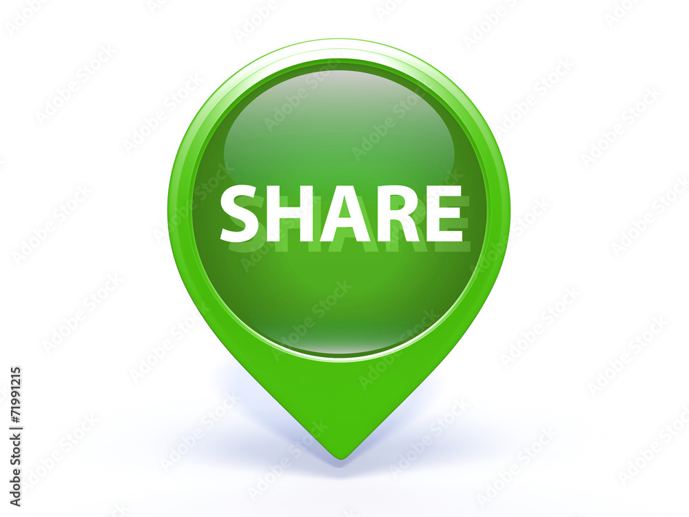 share pointer icon on white background share pointer icon on white background