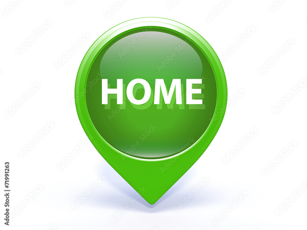 home pointer icon on white background home pointer icon on white background