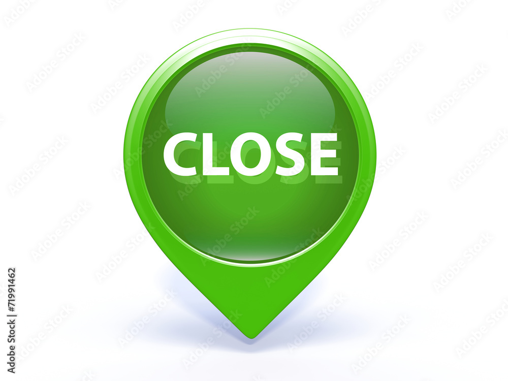 close pointer icon on white background close pointer icon on white background