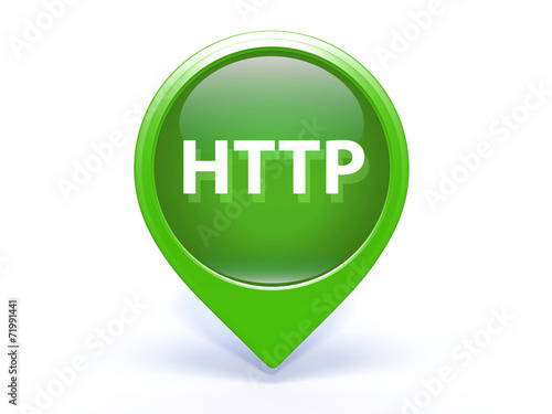 http pointer icon on white background