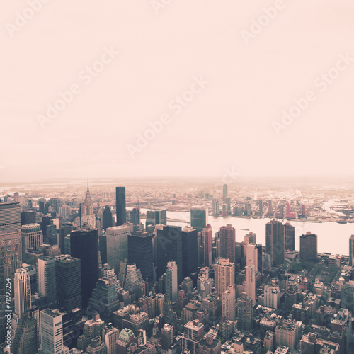 Manhattan from atop of a Skyscraper © Andreka Photography