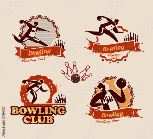 Bowling. Vector format