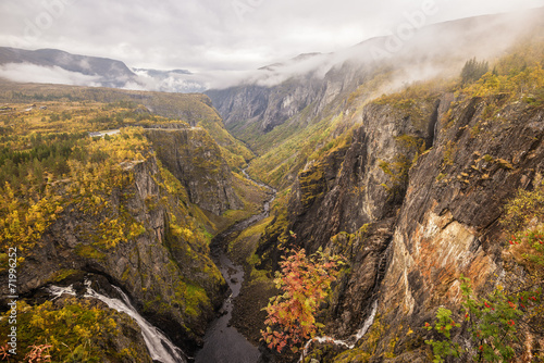 Waterfall Voringfossen in Norway © Nick Fox