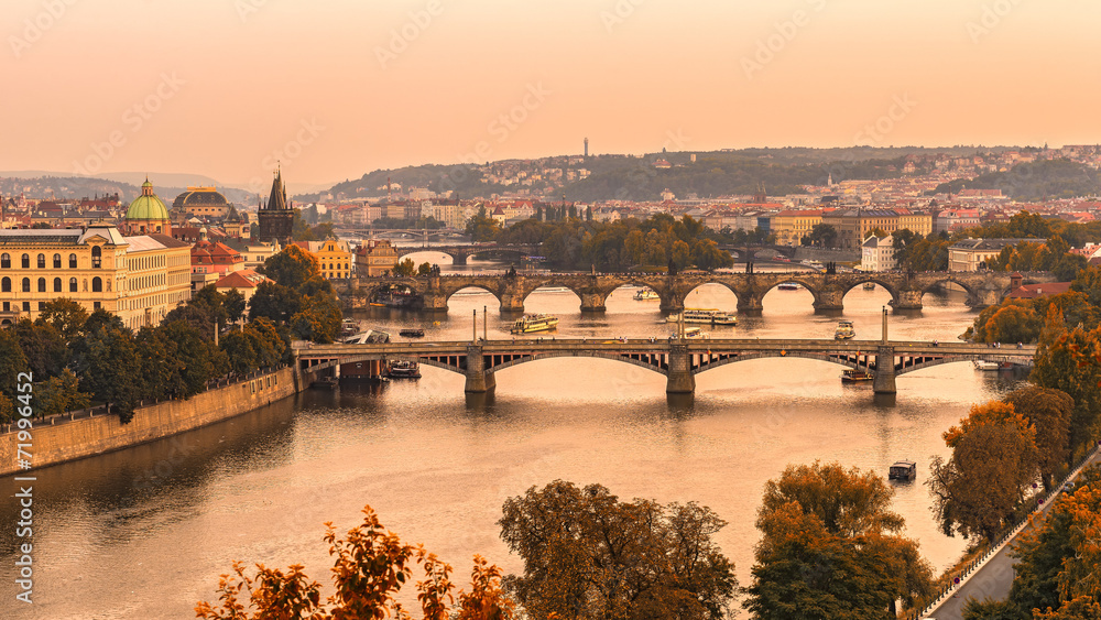 Old bridges of Prague