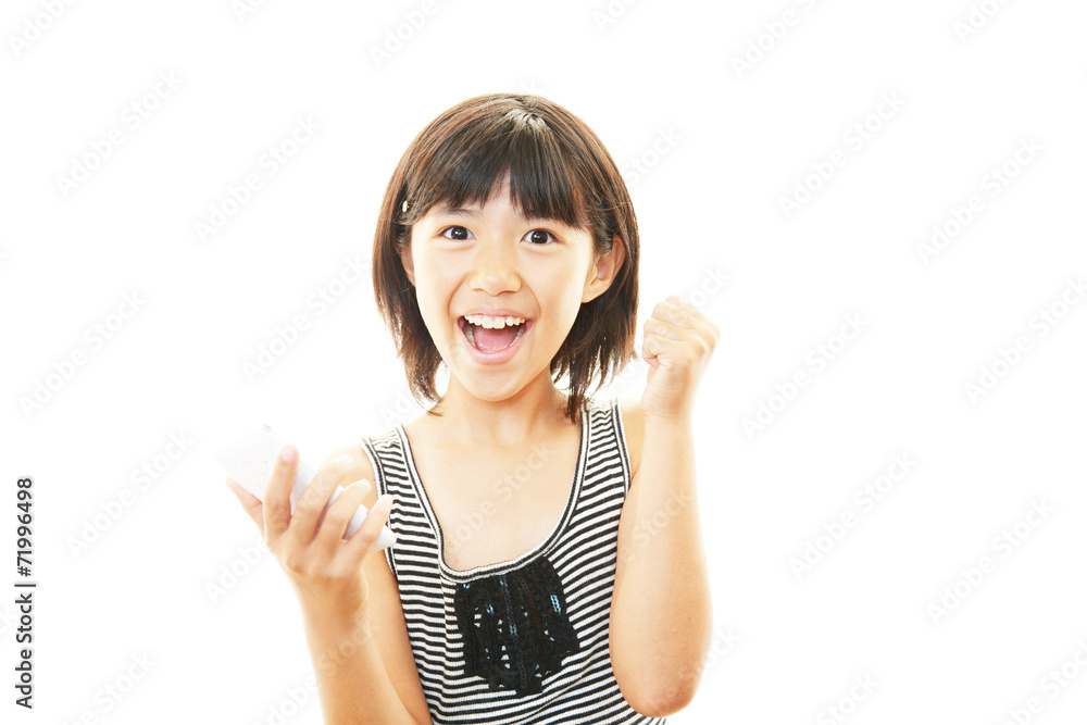 笑顔の女の子 笑顔の女の子