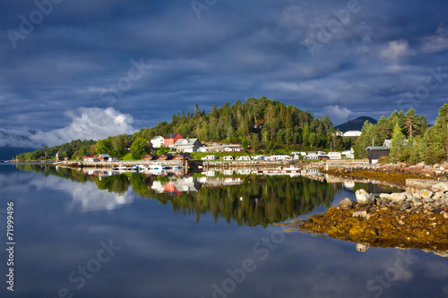 Norway - Fjord reflection © berzina
