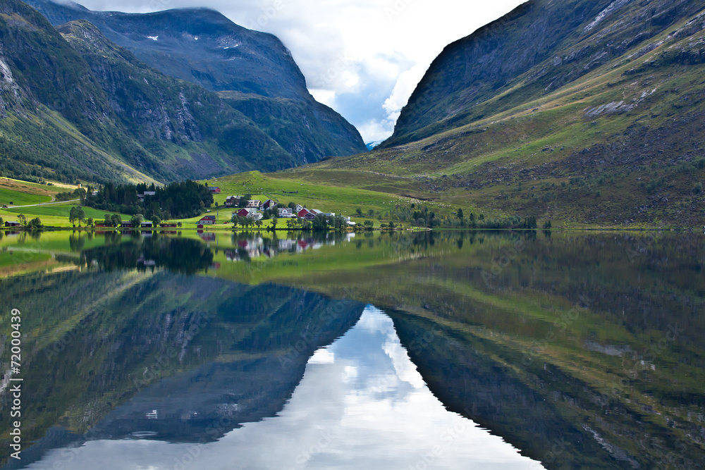 Norway - lake ideal reflection