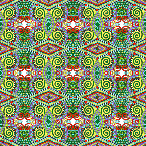 seamless geometry vintage pattern, ethnic style ornamental backg