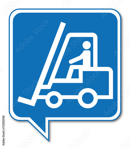 Logo chariot élévateur.