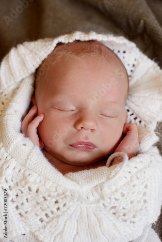 sleeping sweet newborn © Elena Stepanova