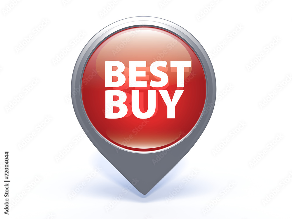 Best buy circular icon on white background Best buy circular icon on white background