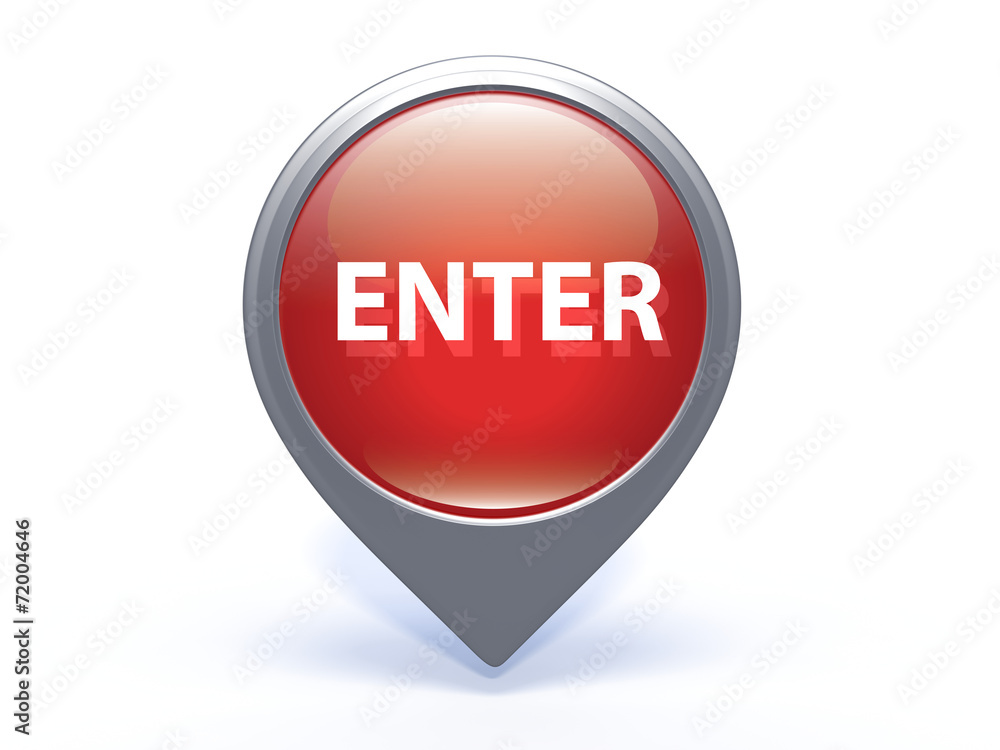 enter pointer icon on white background enter pointer icon on white background