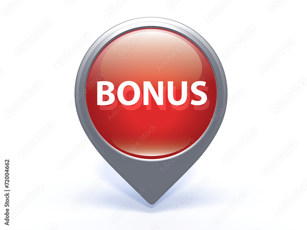 bonus pointer icon on white background bonus pointer icon on white background