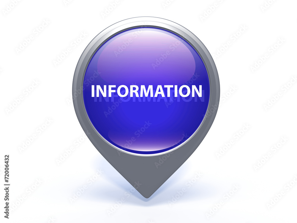 information pointer icon on white background information pointer icon on white background