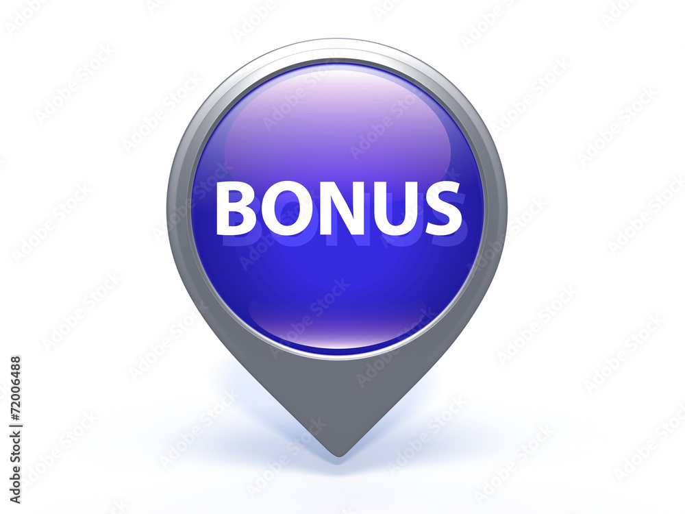 bonus pointer icon on white background bonus pointer icon on white background